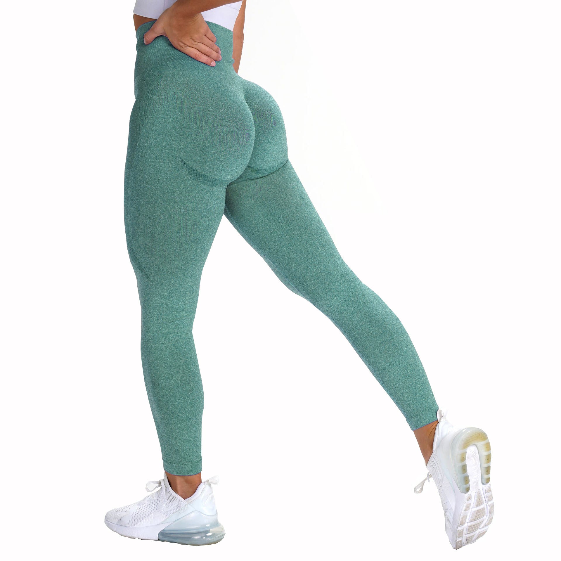 Stylish Sports Leggings Ankle-length Yoga Pants Tummy Control High  Elasticity Push Up Women Sports Pants Gymwear - Pants & Capris - AliExpress